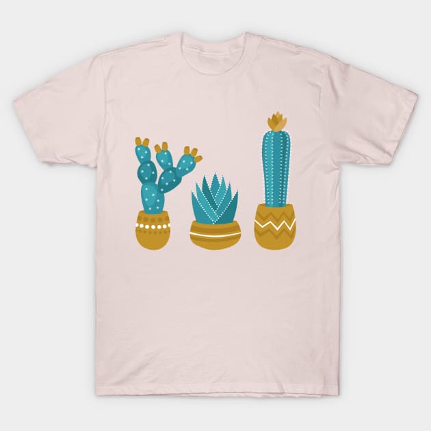 Cactus Garden T-Shirt by robyriker